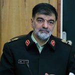 عکس | اشک‌های سردار رادان در گرامیداشت شهدای فراجا در جنگ تحمیلی ۱۲ روزه