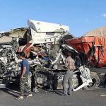 ببینید | تصادف دلخراش در پی ترمز بریدن کامیون؛ برخورد با ۲۰ خودرو در محدوده جنگل گلستان