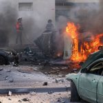 ببینید | حمله پهپادی اسرائیل به یک خودرو در جنوب لبنان