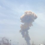 ببینید | انفجارهای مهیب در چلیابینسک روسیه در محل تولید مهمات برای توپخانه‌های لوله‌ای و دریایی