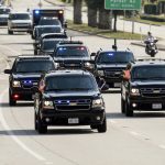 ببینید | فیلمی تازه از اسکورت کاروان ترامپ توسط پلیس اسرائیل