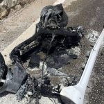 ببینید | حمله پهپادی اسرائیل به یک موتورسیکلت در جنوب لبنان