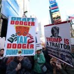 ببینید | آغاز اعتراضات علیه ترامپ از میدان تایمز نیویورک