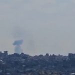 ببینید | تصاویر اولیه از حملهٔ جنگنده‌های اسرائیلی به رفح و نقض آتش‌بس