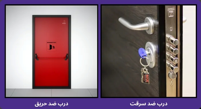 انواع درب