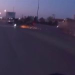 ببینید / لحظه حادثه وحشتناک در جاده قائمشهر به ساری