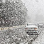 ببینید/ بارش برف در «گردنه ته ته» پاوه کرمانشاه