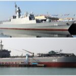 ببینید/ تصاویری از الحاق ناو سهند و ناوبندر کردستان به نیروی دریایی ارتش