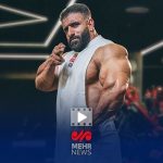 تصویر رهبرانقلاب بک‌گراند گوشی قهرمان مسترالمپیا