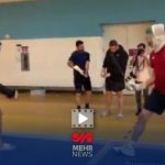 کشتی‌گیر ایرانی دست به شمشیر شد