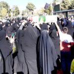 تشییع پیکر مطهر شهید گمنام در شهرستان کاشمر
