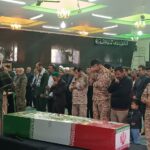 تشییع پیکر مطهر شهید گمنام در شهرستان مرزی خواف