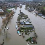 ببینید | سیلاب شدید در انگلیس بر اثر بارندگی سنگین