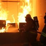 ببینید | آتش‌سوزی مهیب یک ساختمان در کره جنوبی