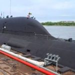 ببینید | روسیه مرموزترین زیردریایی هسته‌ای را به آب انداخت