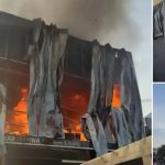 ببینید | آتش‌سوزی انبار لوازم آرایشی در ترکیه با ۵ کشته