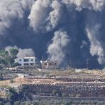 ببینید | تصویری از لحظه حمله تازه اسرائیل به لبنان