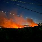 ببینید | آتش‌سوزی در منطقه الشیاح در ضاحیه جنوبی بیروت