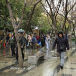 ببینید | پیاده‌روهای تهران در اشغال رستوران‌ها و کافه‌ها