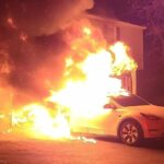 ببینید | لحظه هولناک انفجار باطری خودروی برقی چینی!