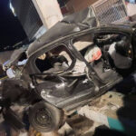 ببینید | کنده شدن عجیب موتور پژو ۲۰۶ در یک تصادف