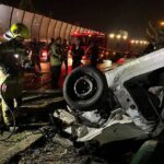 ببینید | اولین تصاویر از تصادف سنگین پژو ۲۰۶ در بزرگراه یادگار امام