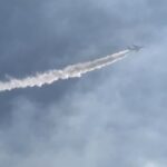 ببینید | آخرین تصاویر از عملیات اطفای حریق در الیت به وسیله آب‌پاشی توسط هواپیمای ایلوشین