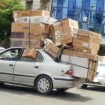 ببینید | ثبت رکورد تازه باربری با خودروی سواری!