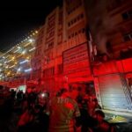 ببینید | جزئیات حریق گسترده یک ساختمان اقامتی در خیابان سعدی