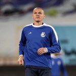 ویدیو | همسر و دختر سیلوا مدافع استقلال در ورزشگاه شهر قدس