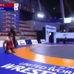 ویدیو | پوریا دادمرز با ضربه فنی کشتی‌فرنگی قهرمانی جهان را استارت زد