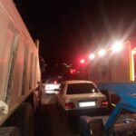 ویدیو / تصادف زنجیره‌ای دست‌کم ۱۵ خودرو در بزرگراه امام علی تهران به دلیل نشت گازوییل