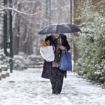 ببینید/ بارش برف در ارتفاعات تهران