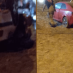 ببینید/ تصادف زنجیره‌ای سه خودرو در اتوبان قشم