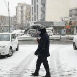 ویدیو / بارش برف پاییزی در تهران
