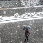 ویدیو / بارش برف در ولنجک تهران