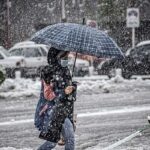 ببینید/ بارش ۱۶ سانتی‌متری برف در کوهرنگ چهارمحال و بختیاری