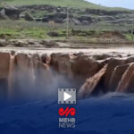 طغیان رودخانه شهر ارد گراش فارس