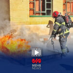 تصاویری از مانور زلزله در تبریز