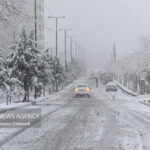 لغزندگی معابر در اولین برف پاییزی شهرکرد