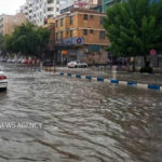 آبگرفتگی در شهرک طلاییه بندرعباس