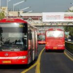 ببینید | مسدود شدن خط BRT حد فاصل ایستگاه خبرنگاران تا پارک وی و معطلی مسافران!