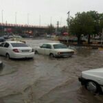 ببینید | آب گرفتگی معابر شهر مهران در اثر بارش‌های اخیر