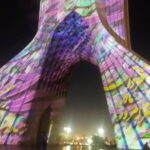 ببینید | برج آزادی تهران چهره مادرانه به خود گرفت