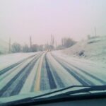 ببینید | وضعیت برفی جاده مشهد – نیشابور؛ خودروها قادر به حرکت نیستند