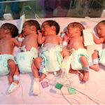 ببینید | اهدای زمین توسط وزیر راه به خانواده دارای ۵ قلو در برنامه صداوسیما