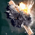 ببینید | حمله مرگبار آمریکا به یک شناور در اقیانوس آرام