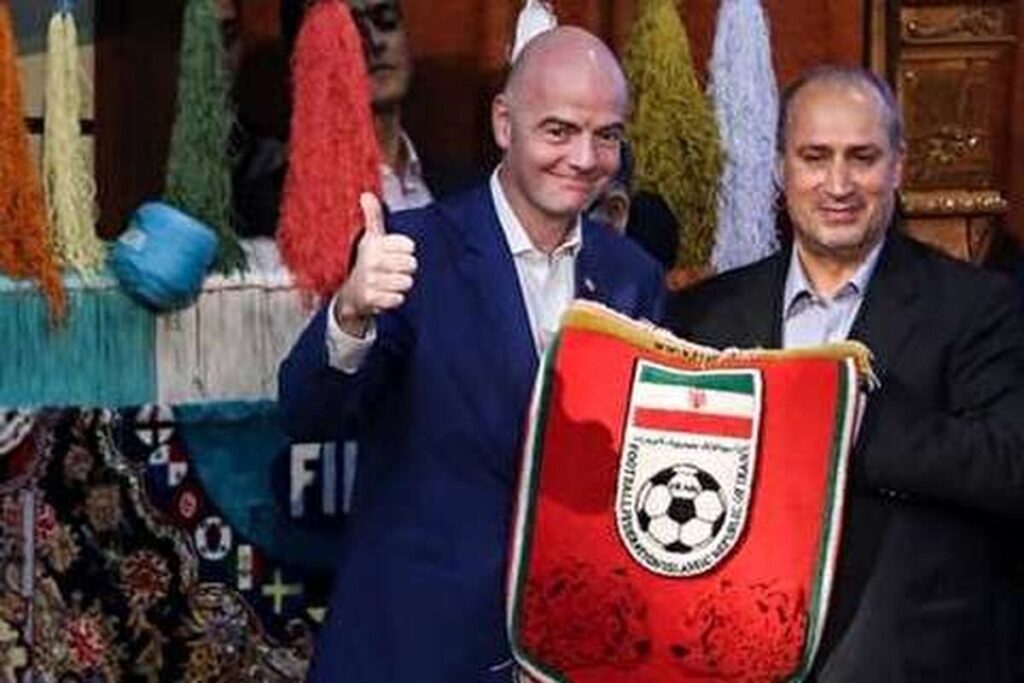 ببینید | کمک بزرگ اینفانتینو به فدراسیون فوتبال ایران پیش از جام جهانی 2022 قطر ببینید | کمک بزرگ اینفانتینو به فدراسیون فوتبال ایران پیش از جام جهانی 2022 قطر