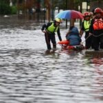ببینید | وقوع سیلاب در پی بارش باران در آرژانتین