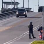 ببینید |  اسکورت شدید نتانیاهو با ۵۵ موتور و ماشین در آمریکا